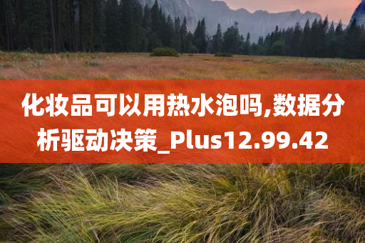 化妆品可以用热水泡吗,数据分析驱动决策_Plus12.99.42