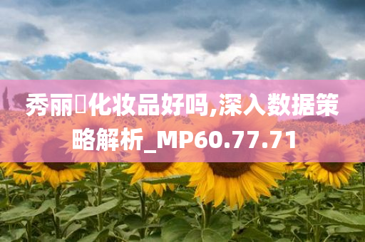 秀丽媤化妆品好吗,深入数据策略解析_MP60.77.71