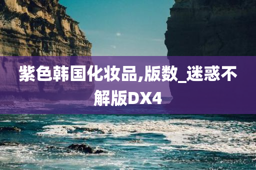 紫色韩国化妆品,版数_迷惑不解版DX4