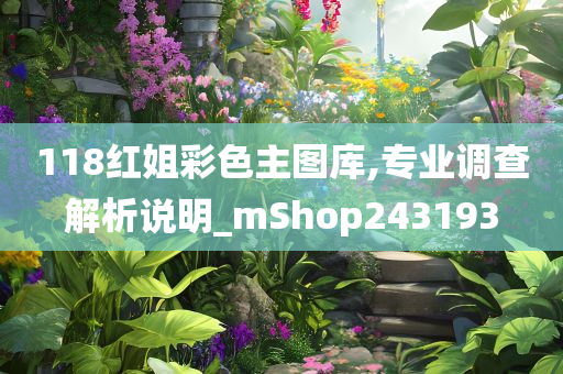 118红姐彩色主图库,专业调查解析说明_mShop243193