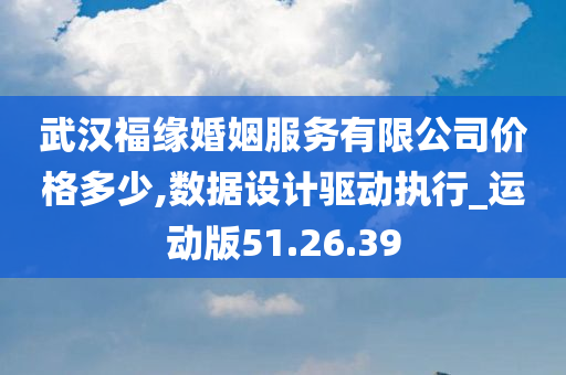 武汉福缘婚姻服务有限公司价格多少,数据设计驱动执行_运动版51.26.39