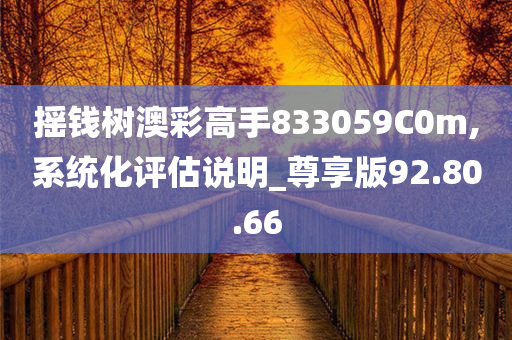 摇钱树澳彩高手833059C0m,系统化评估说明_尊享版92.80.66