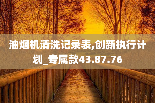 油烟机清洗记录表,创新执行计划_专属款43.87.76