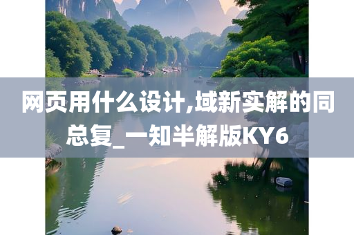 网页用什么设计,域新实解的同总复_一知半解版KY6