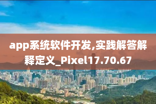 app系统软件开发,实践解答解释定义_Pixel17.70.67