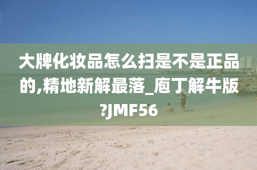 大牌化妆品怎么扫是不是正品的,精地新解最落_庖丁解牛版?JMF56