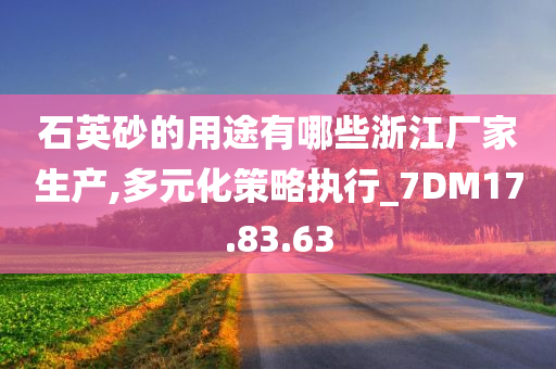 石英砂的用途有哪些浙江厂家生产,多元化策略执行_7DM17.83.63