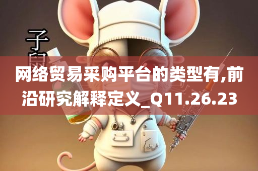 网络贸易采购平台的类型有,前沿研究解释定义_Q11.26.23