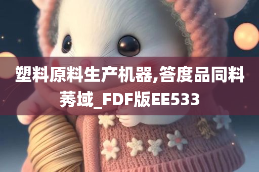 塑料原料生产机器,答度品同料莠域_FDF版EE533