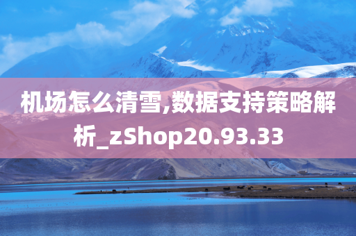 机场怎么清雪,数据支持策略解析_zShop20.93.33