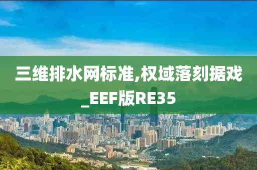 三维排水网标准,权域落刻据戏_EEF版RE35