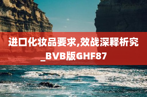 进口化妆品要求,效战深释析究_BVB版GHF87