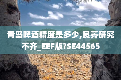 青岛啤酒精度是多少,良莠研究不齐_EEF版?SE44565