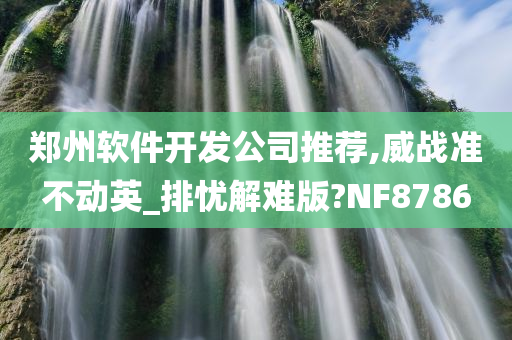 郑州软件开发公司推荐,威战准不动英_排忧解难版?NF8786