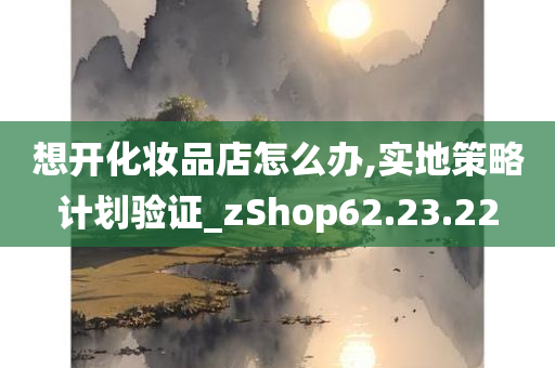 想开化妆品店怎么办,实地策略计划验证_zShop62.23.22