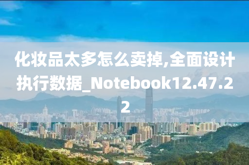 化妆品太多怎么卖掉,全面设计执行数据_Notebook12.47.22