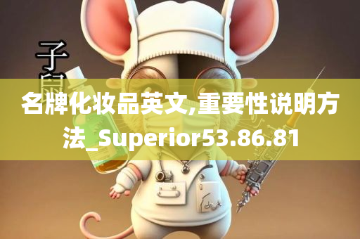 名牌化妆品英文,重要性说明方法_Superior53.86.81