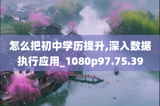 怎么把初中学历提升,深入数据执行应用_1080p97.75.39