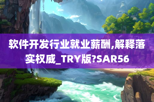 软件开发行业就业薪酬,解释落实权威_TRY版?SAR56