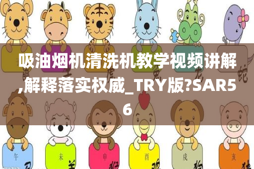 吸油烟机清洗机教学视频讲解,解释落实权威_TRY版?SAR56