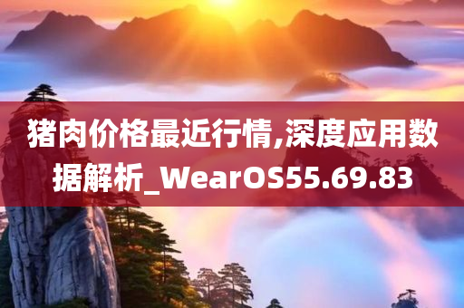 猪肉价格最近行情,深度应用数据解析_WearOS55.69.83