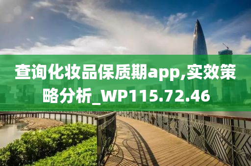 查询化妆品保质期app,实效策略分析_WP115.72.46