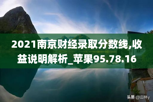 2021南京财经录取分数线,收益说明解析_苹果95.78.16