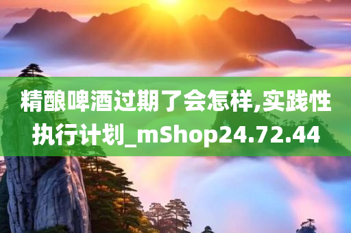 精酿啤酒过期了会怎样,实践性执行计划_mShop24.72.44