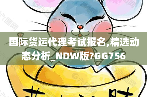 国际货运代理考试报名,精选动态分析_NDW版?GG756