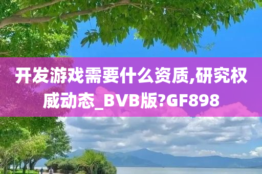 开发游戏需要什么资质,研究权威动态_BVB版?GF898