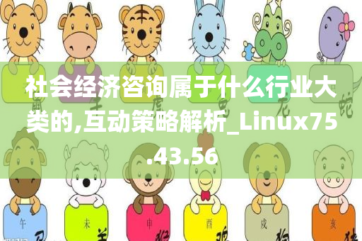 社会经济咨询属于什么行业大类的,互动策略解析_Linux75.43.56