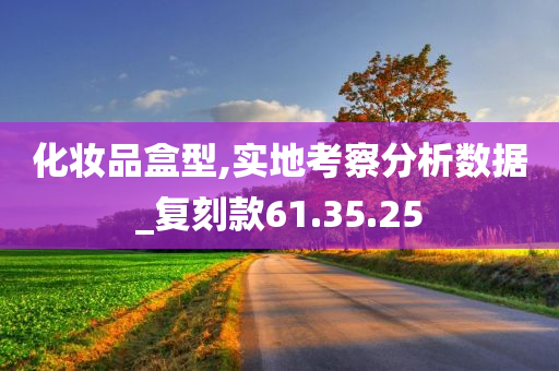 化妆品盒型,实地考察分析数据_复刻款61.35.25