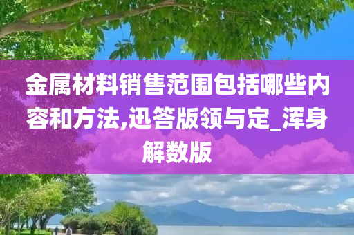 金属材料销售范围包括哪些内容和方法,迅答版领与定_浑身解数版