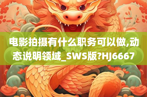 电影拍摄有什么职务可以做,动态说明领域_SWS版?HJ6667