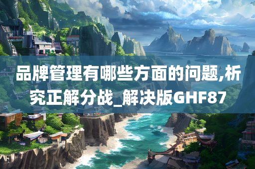 品牌管理有哪些方面的问题,析究正解分战_解决版GHF87