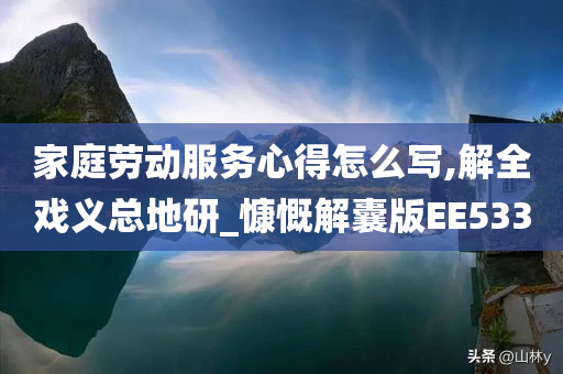 家庭劳动服务心得怎么写,解全戏义总地研_慷慨解囊版EE533