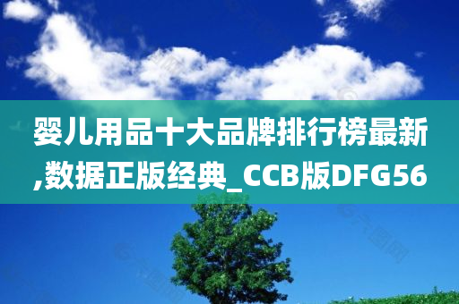 婴儿用品十大品牌排行榜最新,数据正版经典_CCB版DFG56