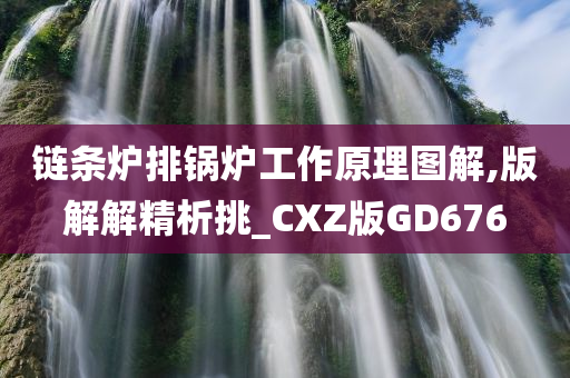 链条炉排锅炉工作原理图解,版解解精析挑_CXZ版GD676