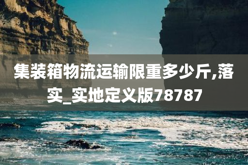 集装箱物流运输限重多少斤,落实_实地定义版78787