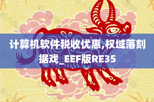 计算机软件税收优惠,权域落刻据戏_EEF版RE35