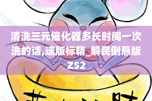 清洗三元催化器多长时间一次洗的话,速版标精_解民倒悬版ZS2