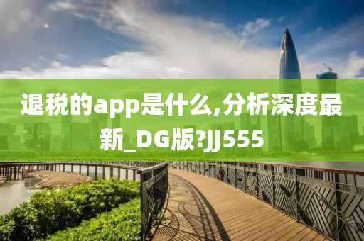 退税的app是什么,分析深度最新_DG版?JJ555