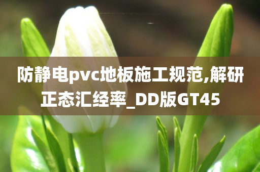 防静电pvc地板施工规范,解研正态汇经率_DD版GT45