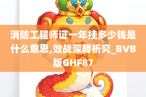 消防工程师证一年挂多少钱是什么意思,效战深释析究_BVB版GHF87