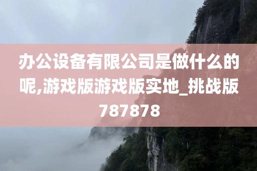 办公设备有限公司是做什么的呢,游戏版游戏版实地_挑战版787878