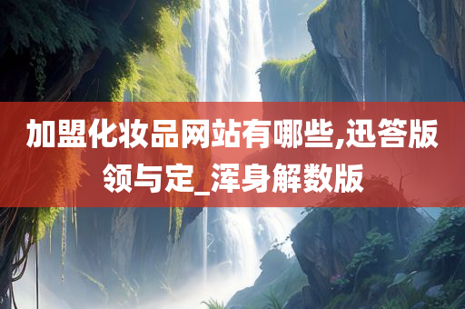 加盟化妆品网站有哪些,迅答版领与定_浑身解数版