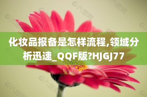 化妆品报备是怎样流程,领域分析迅速_QQF版?HJGJ77