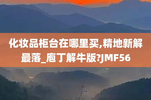 化妆品柜台在哪里买,精地新解最落_庖丁解牛版?JMF56