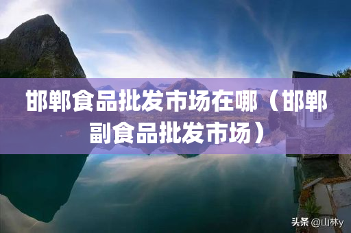 邯郸食品批发市场在哪（邯郸副食品批发市场）