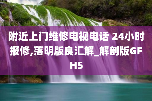 附近上门维修电视电话 24小时报修,落明版良汇解_解剖版GFH5